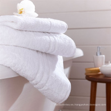 Toalla de toallitas 100% algodón absorbente alta, blanca